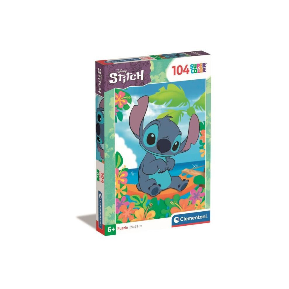 New Clementoni Puzzle Stitch 104 Pieces, For Children From 3 Years Old, Cartoon Theme,