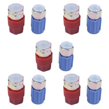 5X Retrofit 7/16 to 3/8 Conversion Adapter R12 to R134A High/Low AC Fitting