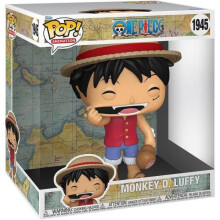 Figurine Funko Pop! - Jumbo Animation One Piece - Monkey D. Luffy - 25 cm - Vinyl - 2 Jahre Garantie
