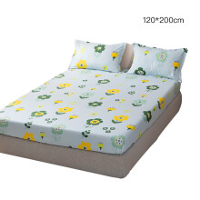 Luxe microvezel lakens voor een tweepersoonsbed (Queen size), bedlakens met bloemenprint voor een elegante slaapkamerinrichting, hoeslakens met diepe