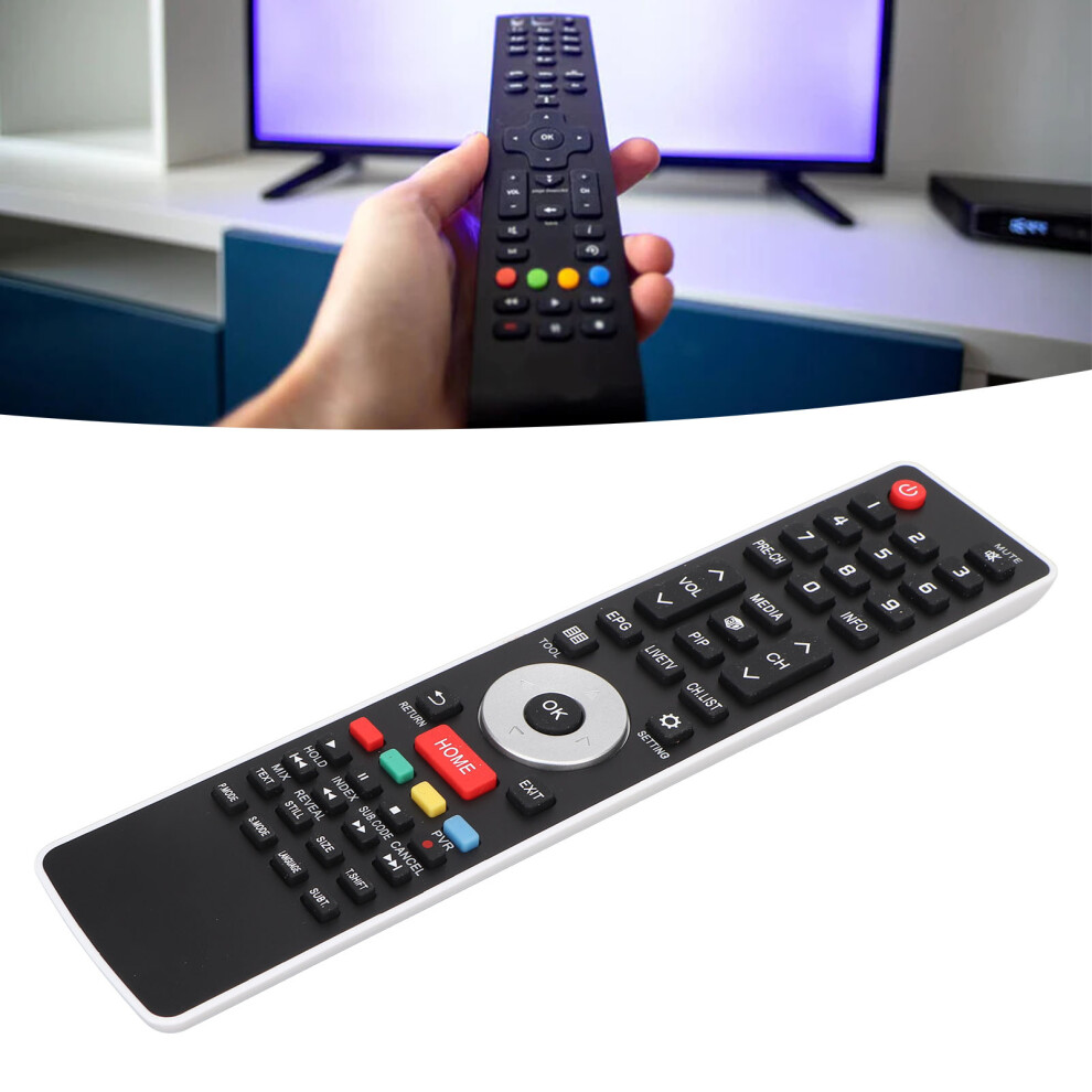Universal Tv Remote Control - Ergonomic Abs Body, Battery Powered 8211371377994