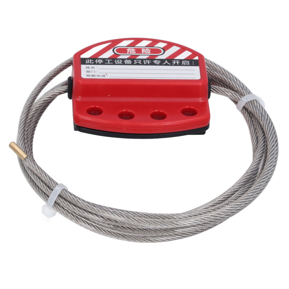 Bd L11 4 Lockout Tagout Cable Lock 4Mm Stainless Steel Adjustable 5011385915174
