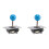 2X 5Pin Arcade Joystick 4/8 Way Fighting Stick Replacement Parts for Game Arcade DIY Joystick(B) 1