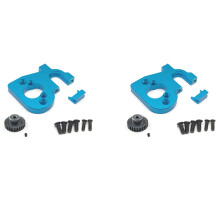 2X Supporto per Montaggio Su Motore per Auto RC con Motoriduttore per  144001 124019 124018 Blu