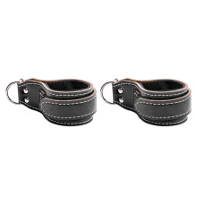 2X Adjustable Gym Shackles Ankle Straps Fitness Cable Machines Workout Ankle Weights Training Work Legs Hips