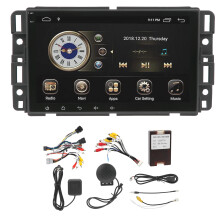 Autoradio Android Auto con CarPlay wireless per Chevrolet GMC Buick Enclave, touchscreen HD da 8 pollici, Bluetooth 5.2 e comandi vocali al volante.