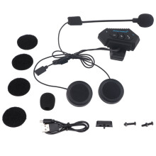 Motorcycle Helmet Bluetooth Headset With Waterproof Design For Music Intercom, Noise Cancelling Bluetooth Headphones With Long Play Time And Automatic