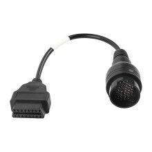 Diagnostisk adapterstikkabel, OBD2-scannerstikkabel med 38-bens til 16-bens diagnostisk adapterdesign, Mercedes Benz 38-bens stik