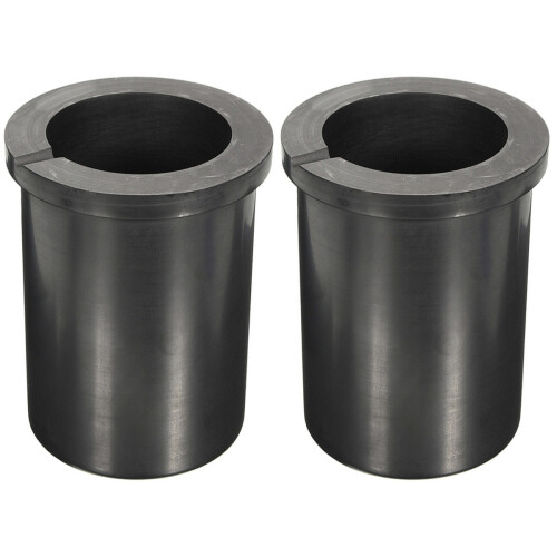 2Stk Graphit Schmelztiegel Für Metall Schwarz 1