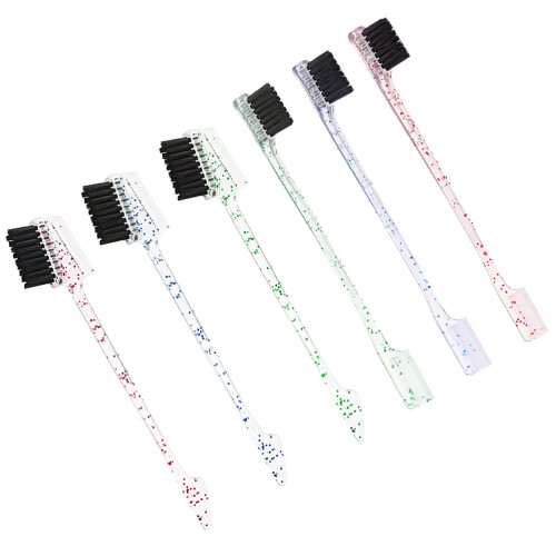 12Pièces Mini Brosse Sourcils ABS Multi-Usages Mélangées 1