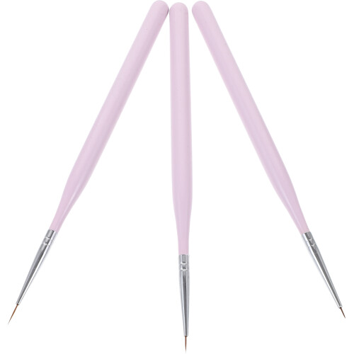 6Pièces Pinceaux Nail Art Nylon Pour Liner
