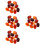 40Pièces Cabochons Pierre Plat DIY Assortis Pour 9