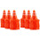 100Pièces Jeux Educatifs Mini Cônes Signaux De Circulation Orange 8