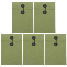 15Pièces Enveloppes En Vert Pour Documents