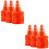100Pièces Jeux Educatifs Mini Cônes Signaux De Circulation Orange 5