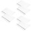 6Pièces Couverture Cahier A5 Transparente PP Résistante Usage Ecole 7