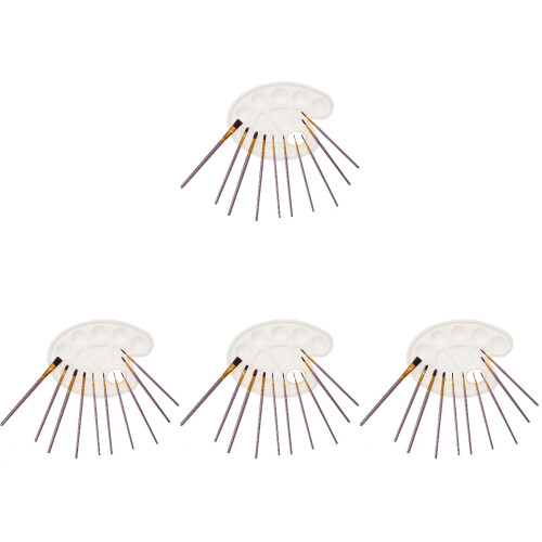 4Ensembles Pinceaux Polyvalents Pour Et Violet 2