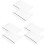 6Pièces Couverture Cahier A5 Transparente PP Résistante Usage Ecole 3