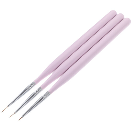 6Pièces Pinceaux Nail Art Nylon Pour Liner 1