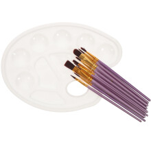 4Ensembles Pinceaux Polyvalents Pour Et Violet