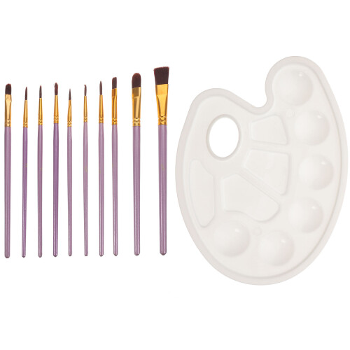 4Ensembles Pinceaux Polyvalents Pour Et Violet 1