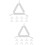 20Pièces Râtelier Creuset Triangle En Fer Pour Enseignement 9