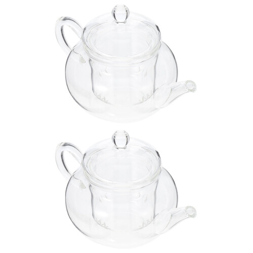 6Pièces Théière En Verre Infuseur Ergonomique 1
