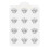 4Pièces Broches Argent Tiara Pour Occasions Spéciales 3