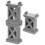 15Pièces Pont Train Gris Support Plastique Pour Décor Jeux 2