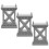 15Pièces Pont Train Gris Support Plastique Pour Décor Jeux 1