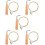 5Ensembles Kit Cordes Lyre Métalliques Bois Harpe Accessoires 10