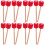 8Paires Maillets Grosse Caisse Bois Rouge Mousse Eva Performance 7