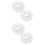 2Paires Manchettes À Blanches Pour Accessoire Costume 7