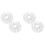 2Paires Manchettes À Blanches Pour Accessoire Costume 4