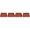 4Pcs Non-Stick Silicone Bread Pan Coffee Color for Cake Baking 5