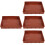 4Pcs Non-Stick Silicone Bread Pan Coffee Color for Cake Baking 7