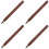 4Pièces Crayons Réutilisables Bois Marron Idéal Pour Et 7