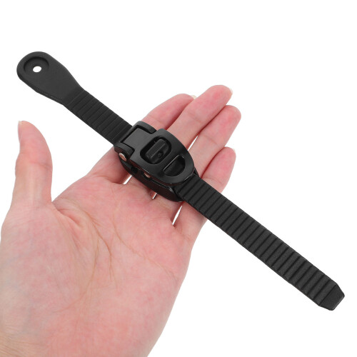 4Ensembles Bandes De Fixation PVC Noires Pour À Roulette 2