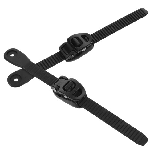 4Ensembles Bandes De Fixation PVC Noires Pour À Roulette