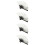 4Pièces Éventails Miniatures En Bambou Argenté Pour Décoration 9