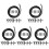 5Sets Windshield Washer Fluid Hose Kit with Connectors for Car Washer 2