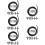 5Sets Windshield Washer Fluid Hose Kit with Connectors for Car Washer 8