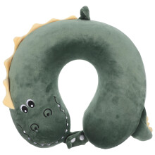 2Pcs Green Travel Pillow U Neck Pillow Comfortable Office Neck Cushion