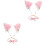 2Ensembles Bandeaux Oreilles Animal Rose Confortable Et 4
