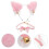 2Ensembles Bandeaux Oreilles Animal Rose Confortable Et 9