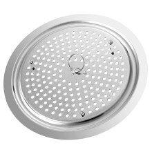 2Pcs Silver Steamer Tray for Cooking Vegetable Stainless Steel Holder