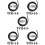 5Sets Windshield Washer Fluid Hose Kit with Connectors for Car Washer 6