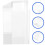 2Pcs Transparent Acrylic Party Table Number Signs for Reception Use 11