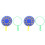 6Pcs Bubble Maker for Children Colorful Bubble Wand Tool Safe Material 3