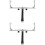 2Pcs Durable Aluminum Painting Roller Holder for Wall and Ceiling Use 11